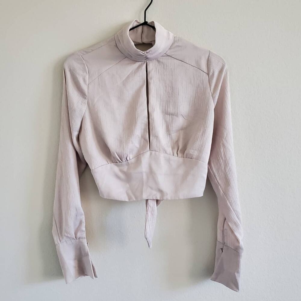 Blue Life Oatmeal Blouse